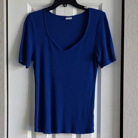 Lascana Short Sleeve Tops 1 Black & 1 Blue Women's Size 8/10 - Picture 10 of 16